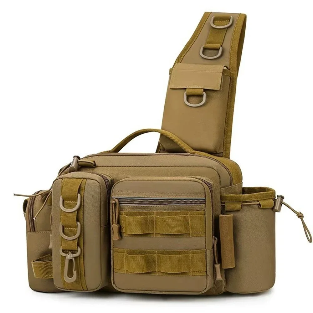 Sling Lure Fishing Tackle Bag Shoulder Pack Case Tackle Waist Fanny Bag